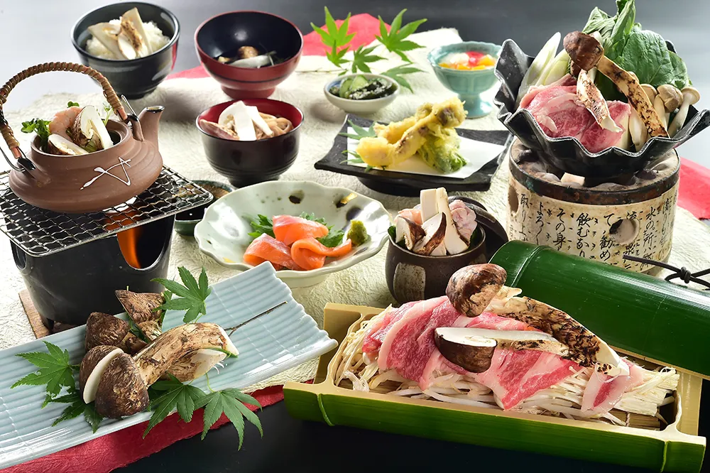 松茸会席プラン（秋季限定）